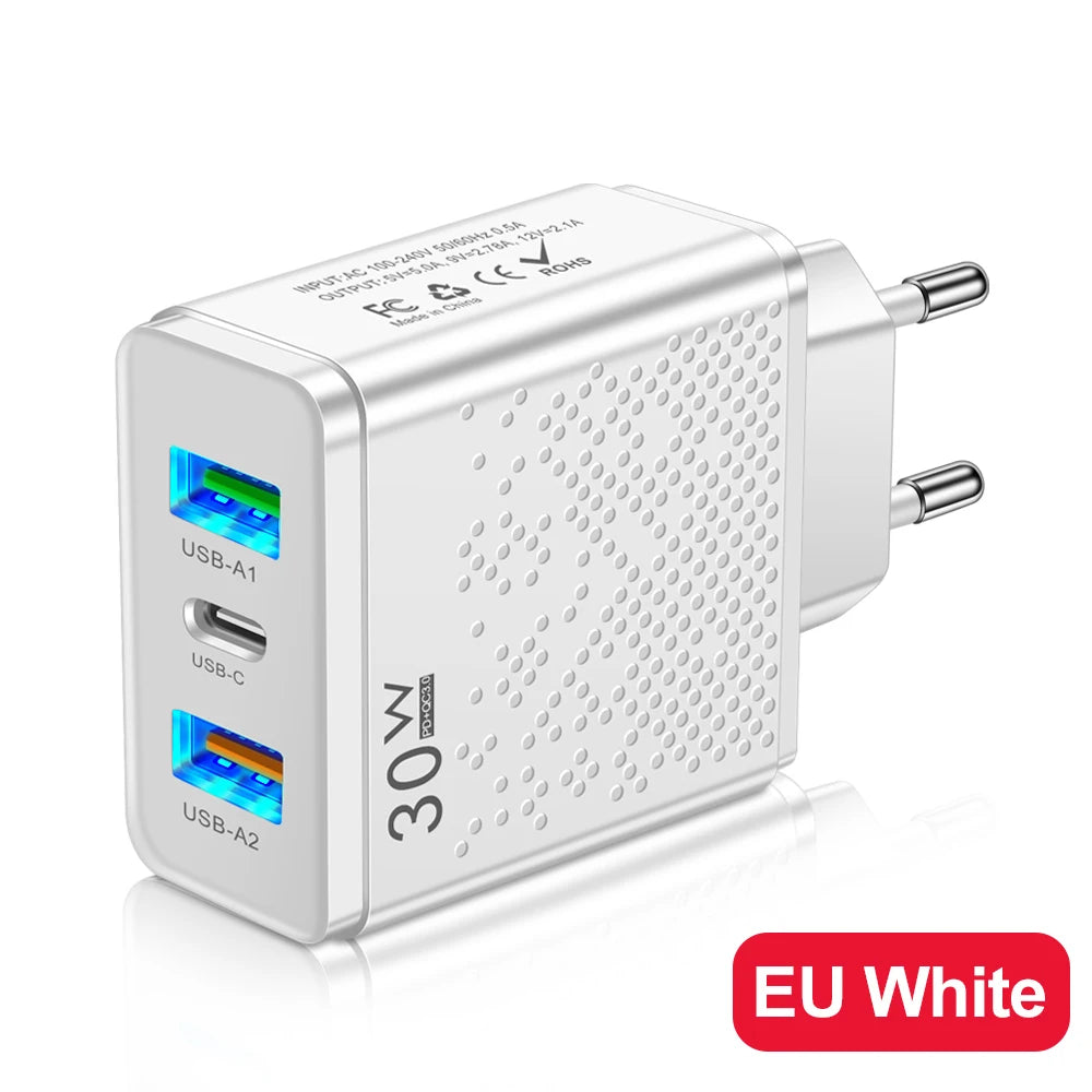 30W USB C Charger Fast Charger - CONGATON
