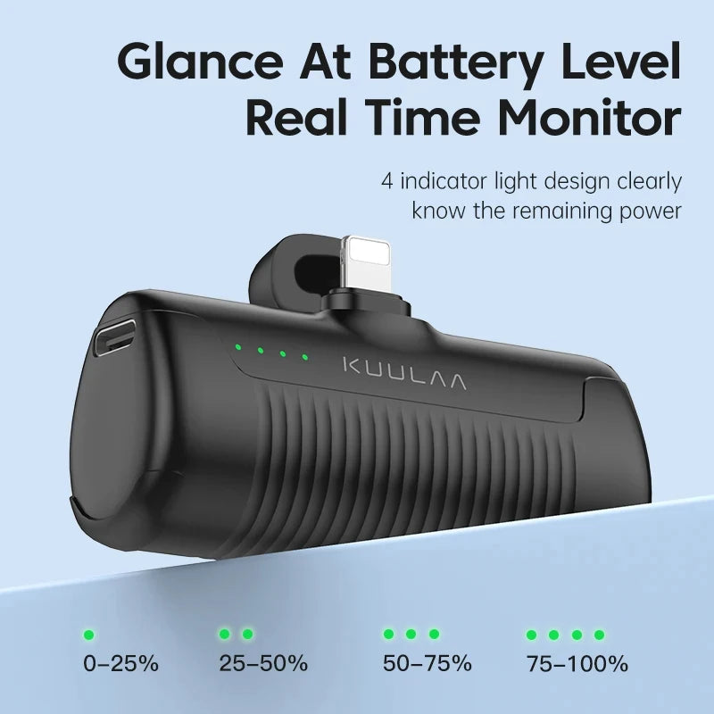 KUULAA Mini Power Bank 4500mAh - CONGATON