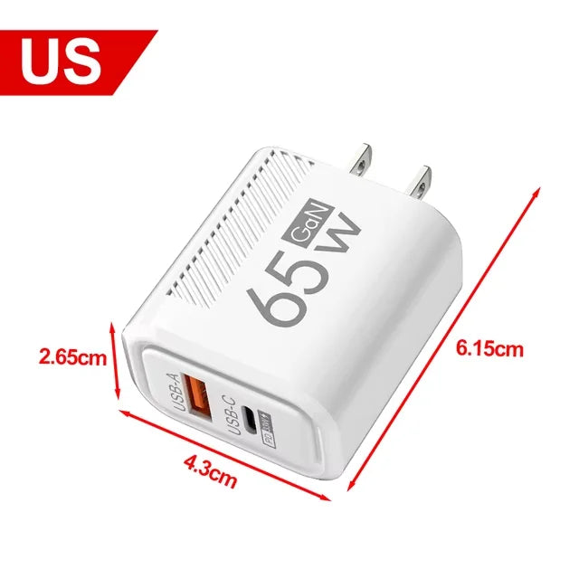 65W GaN USB C Charger Fast Charging - CONGATON