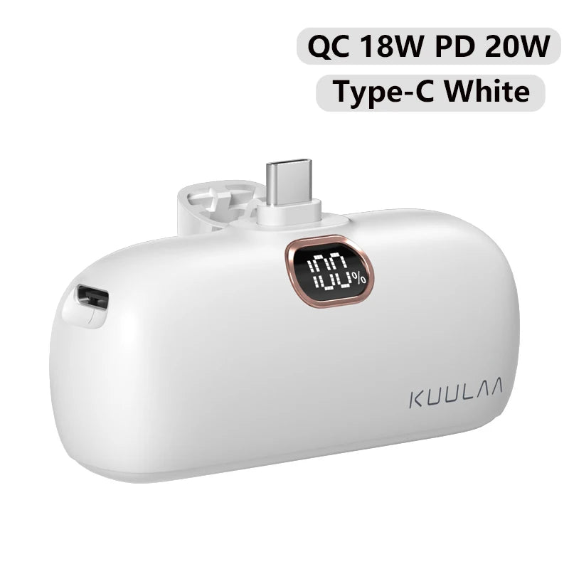 KUULAA Mini Power Bank 5000mAh - CONGATON