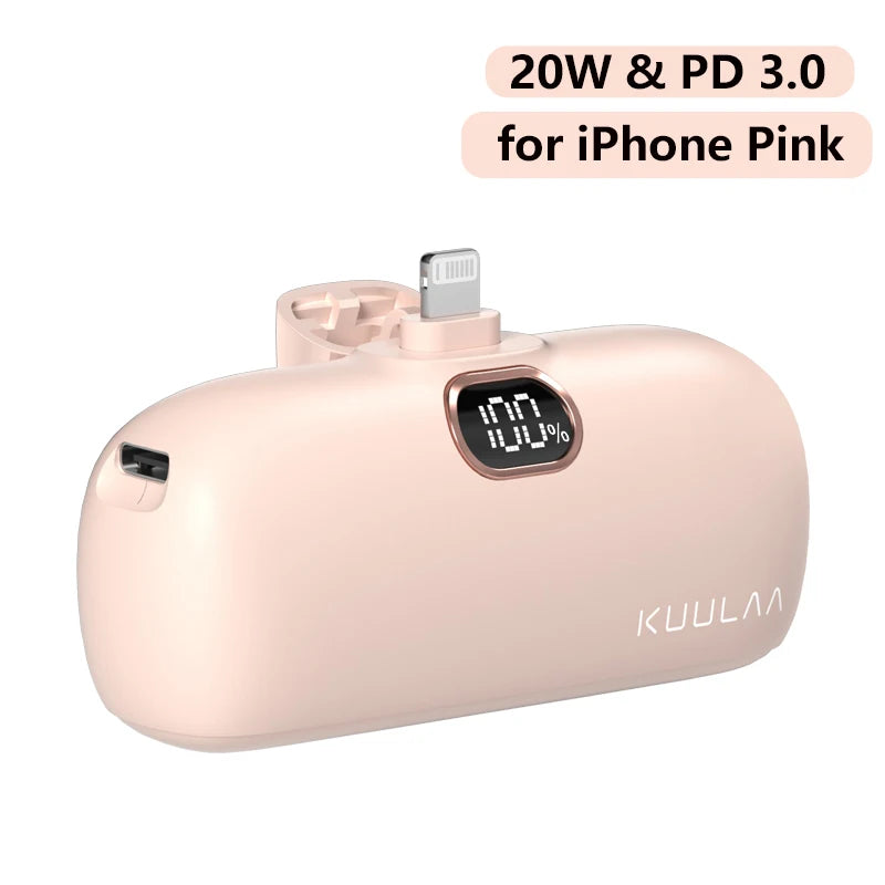 KUULAA Mini Power Bank 5000mAh - CONGATON