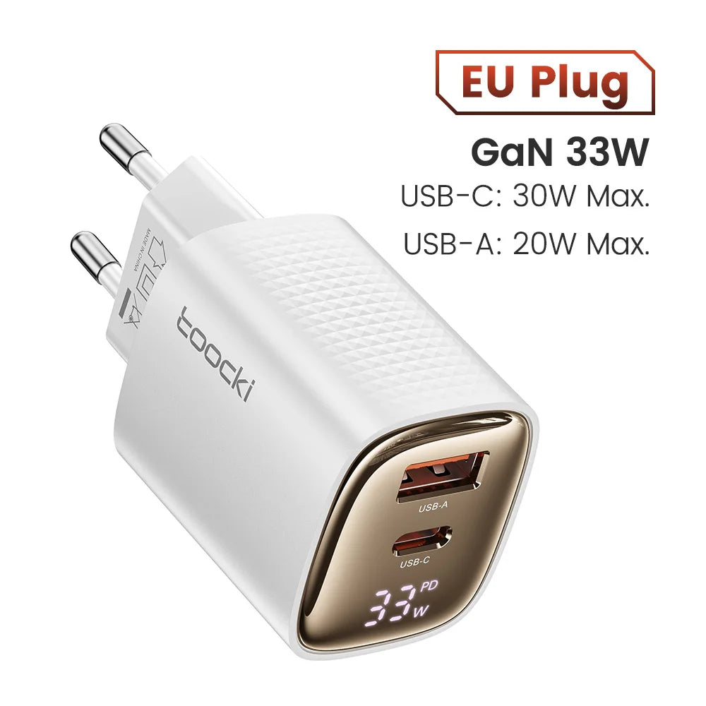 Toocki 33W GaN USB C Charger - CONGATON