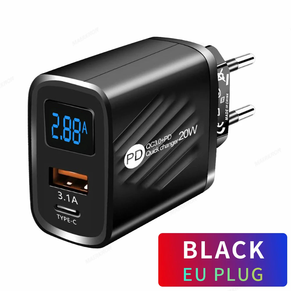 USB Type C Charger 20W PD Fast Charging - CONGATON