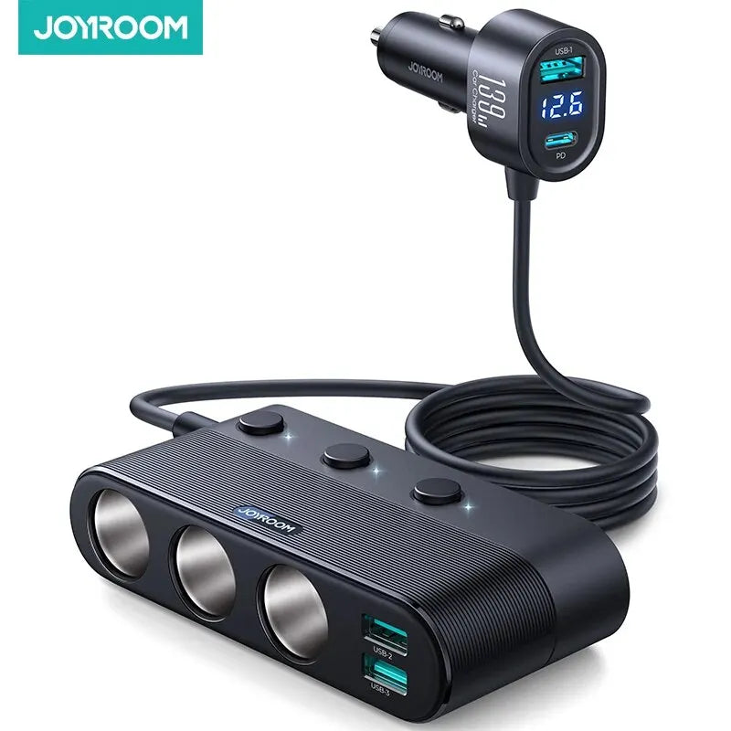 Joyroom 139W 7 in 1 Car Charger Adapter - CONGATON