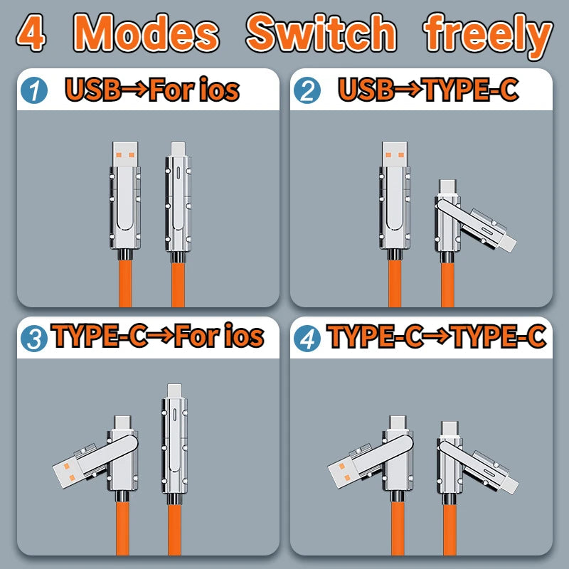 Type C To Typec Cable 2-In-2 66W - CONGATON