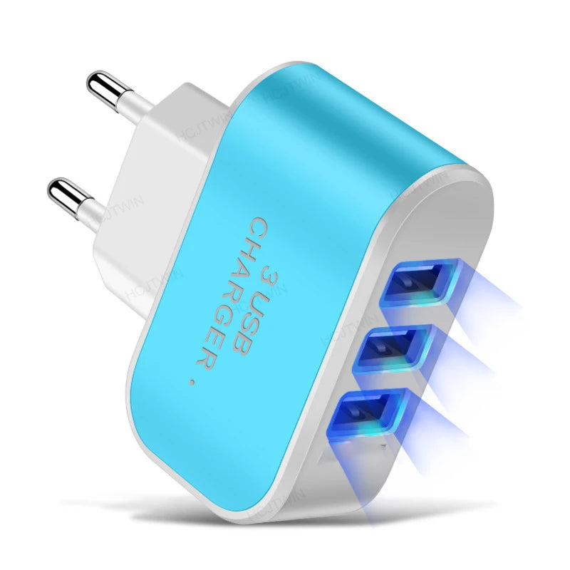 Tutew 3 USB Ports Multifunctional Charger - CONGATON