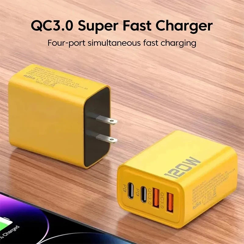 PD USB Type C Fast Charger 4Ports - CONGATON