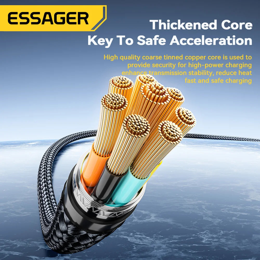 Essager 240W USB Type C To USB C 100W PD 3.1 - CONGATON