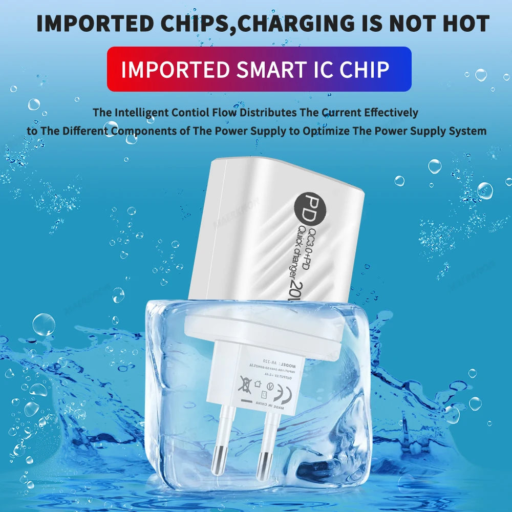 USB Type C Charger 20W PD Fast Charging - CONGATON