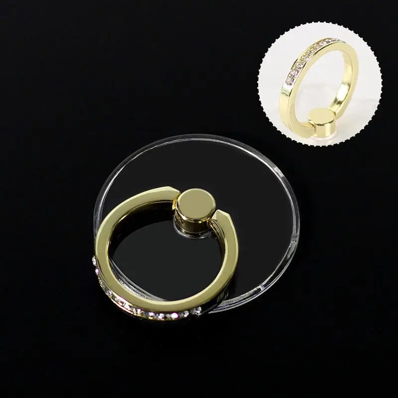 Transparent Cell Phone Ring Holder Stand 360°Degree - CONGATON