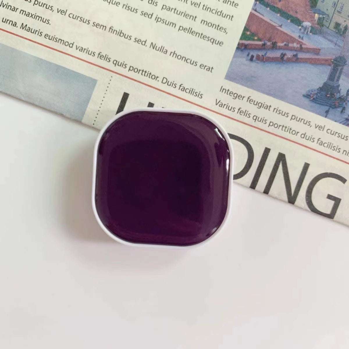 Cute Square Popping Sockets Grip Phone Holders Finger Ring - CONGATON