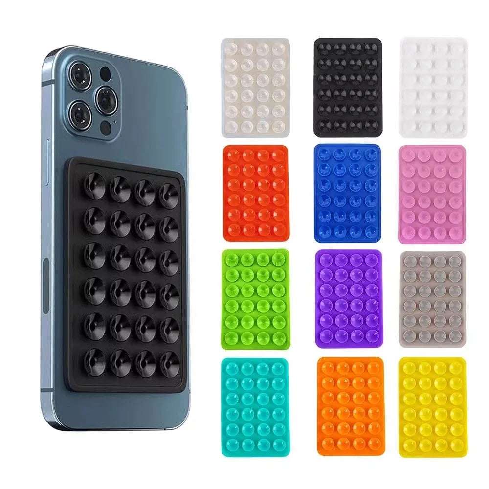 Strong Grip Phone Holder Adhesive Silicone Suction - CONGATON