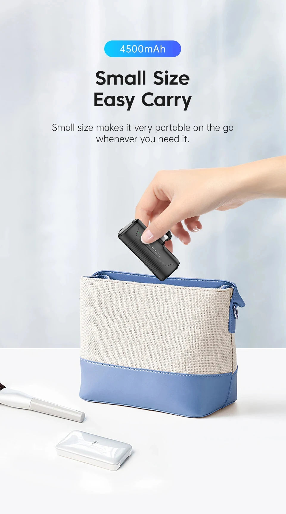 KUULAA Mini Power Bank 4500mAh - CONGATON