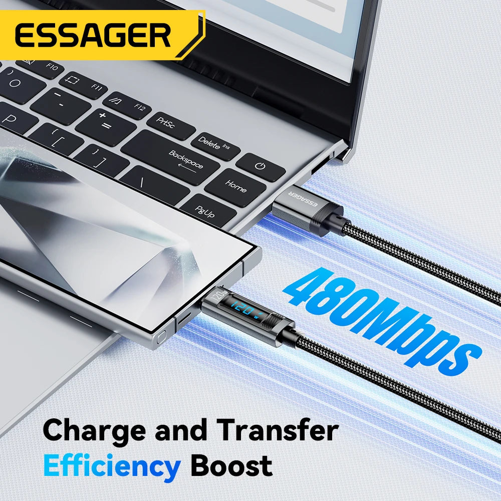 Essager 120W USB Type C Cable - CONGATON