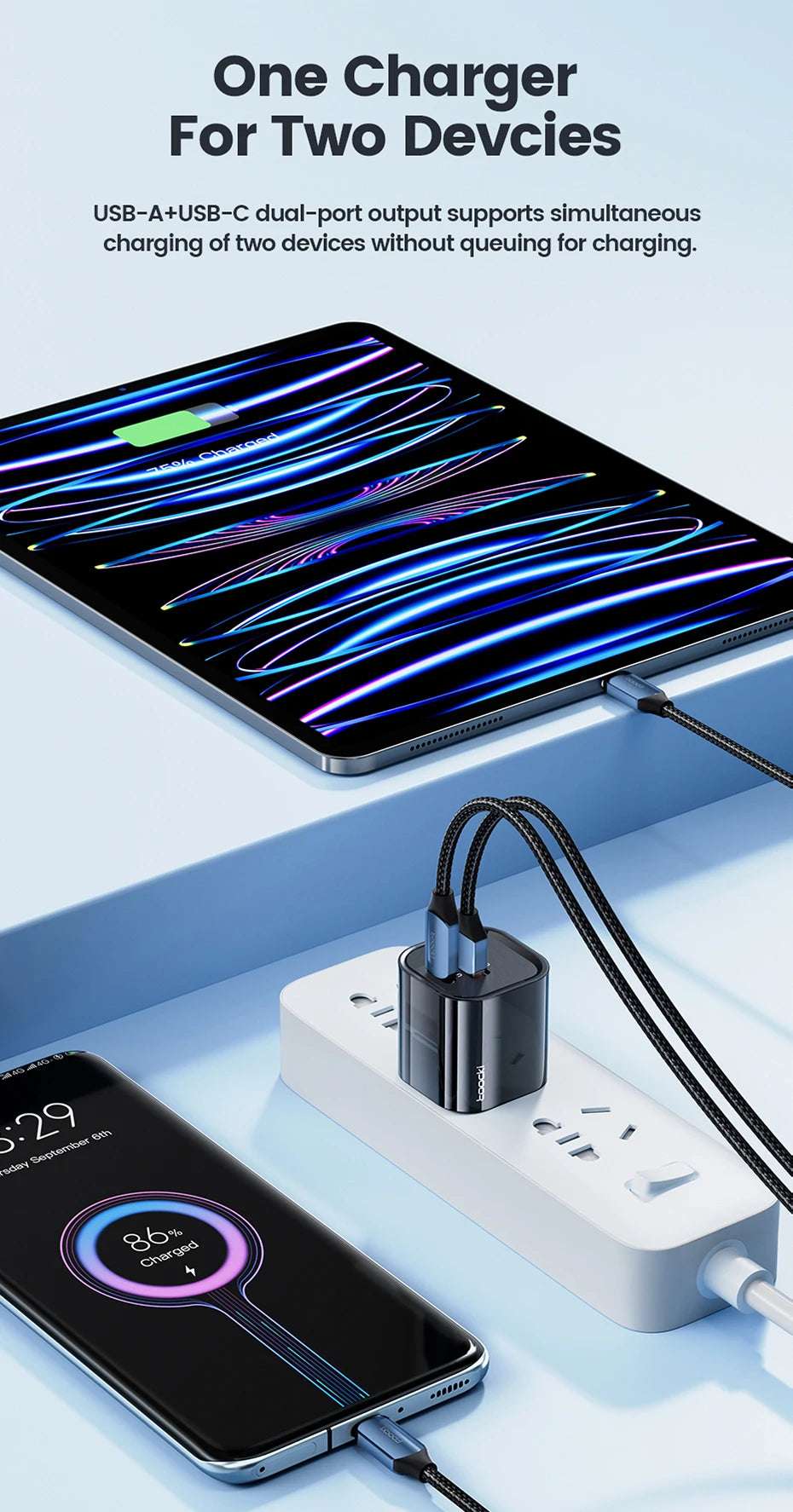 Toocki 33W GaN USB Type C Charger - CONGATON