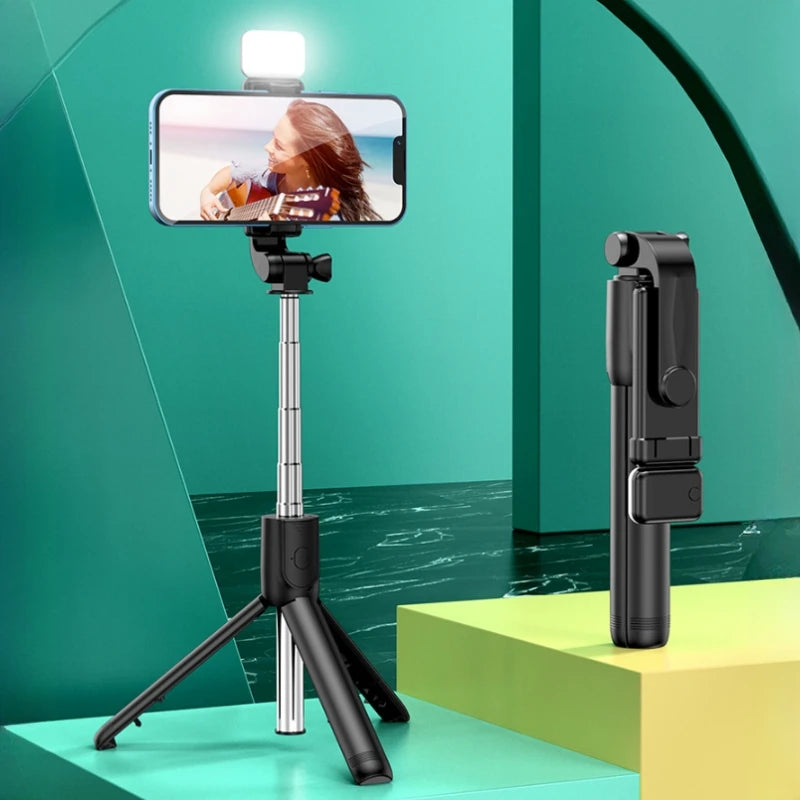 All In One Expandable Portable IPhone Tripod Selfie Stick - CONGATON