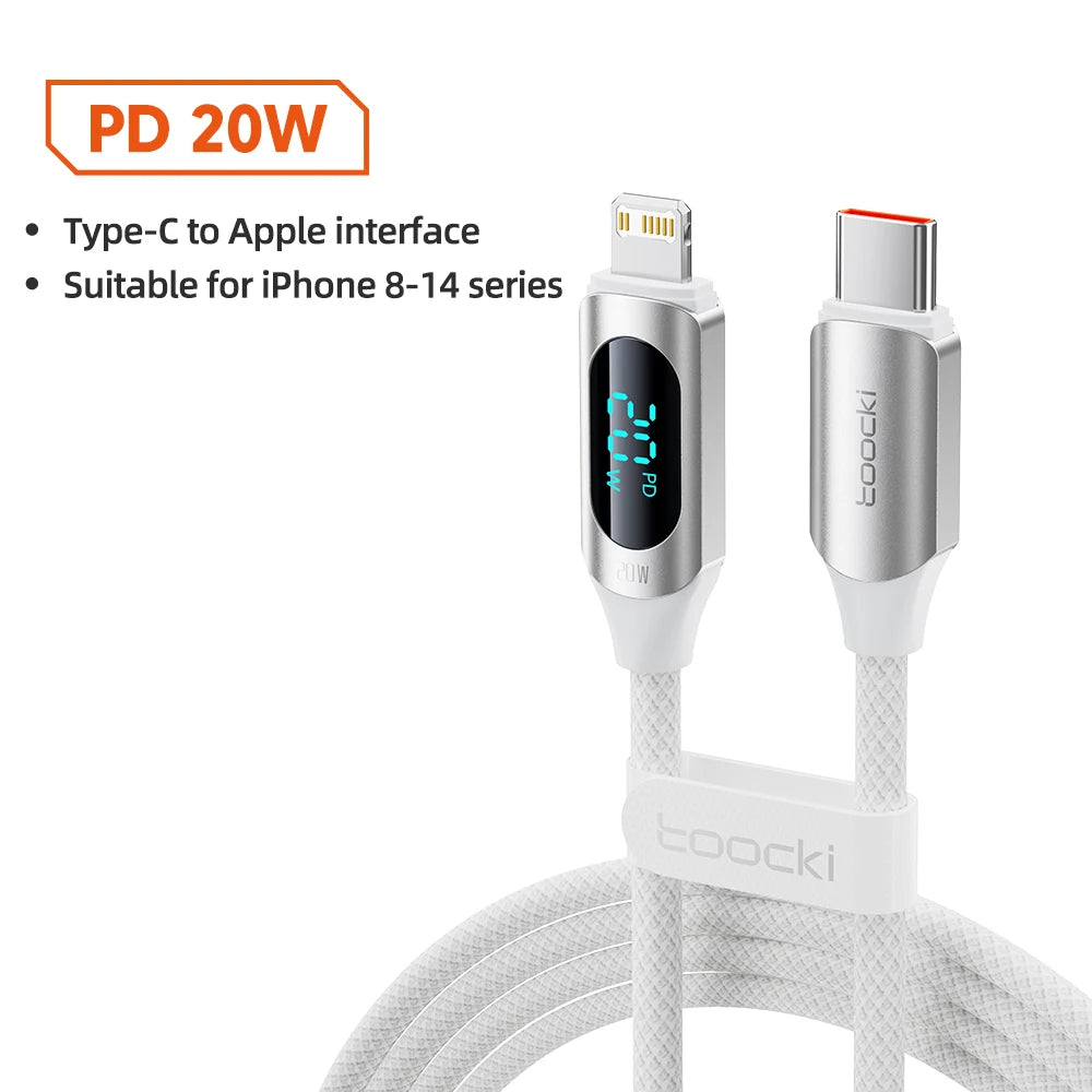 Toocki USB C To Lightning 20W - CONGATON
