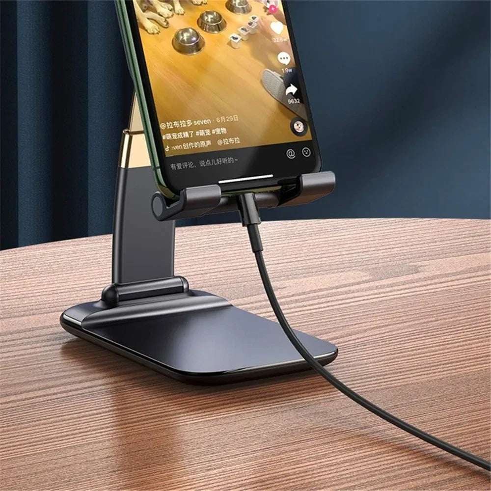 Foldable Metal Desktop Mobile Phone Stand - CONGATON