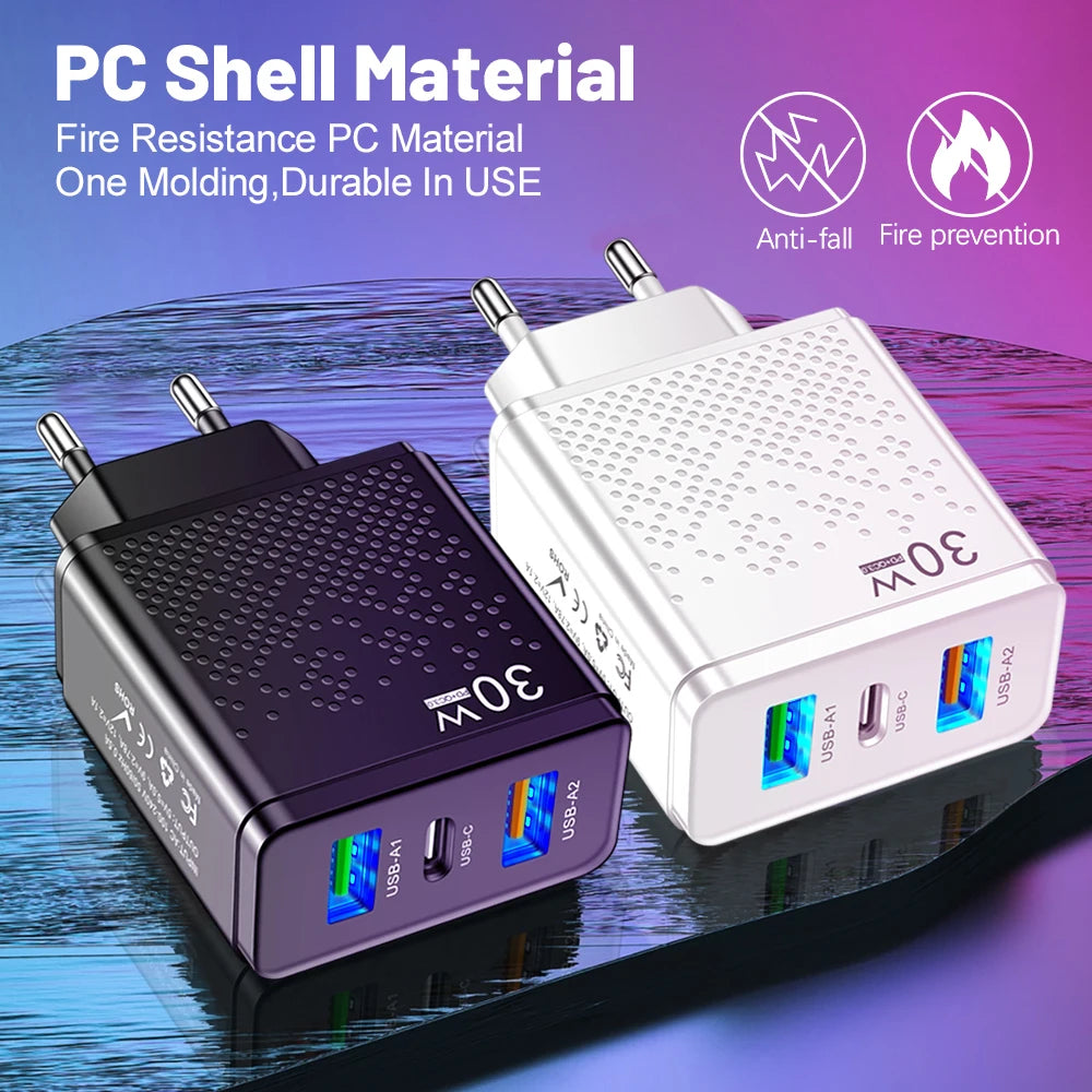 30W USB C Charger Fast Charger - CONGATON