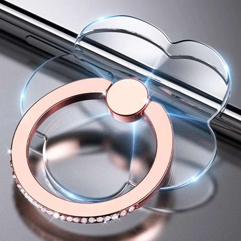Transparent Cell Phone Ring Holder Stand 360°Degree - CONGATON