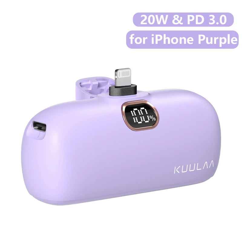 KUULAA Mini Power Bank 5000mAh - CONGATON