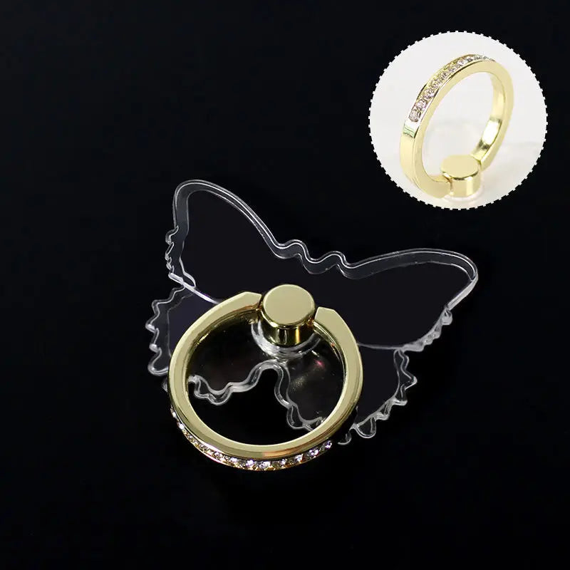 Transparent Cell Phone Ring Holder Stand 360°Degree - CONGATON