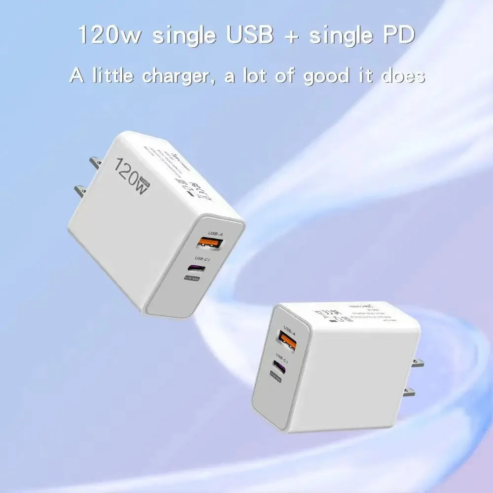 USB 120W Fast Charger Quick Charge - CONGATON