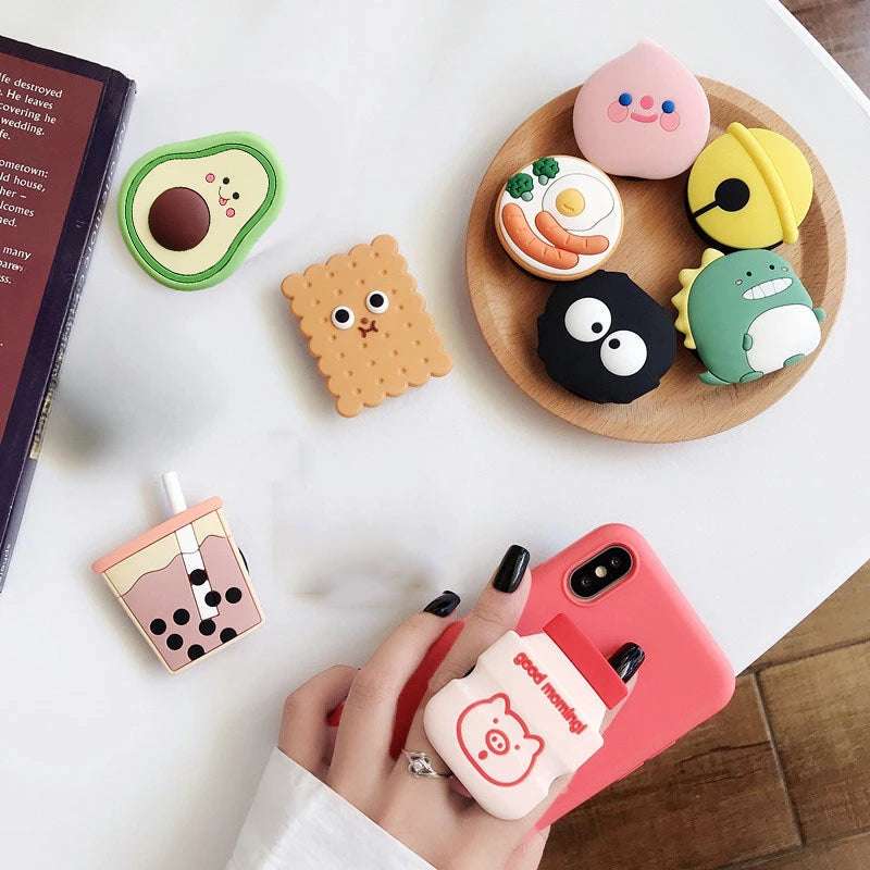 Cartoon Cute Animal Folding Mobile Phone Grip Holder - CONGATON
