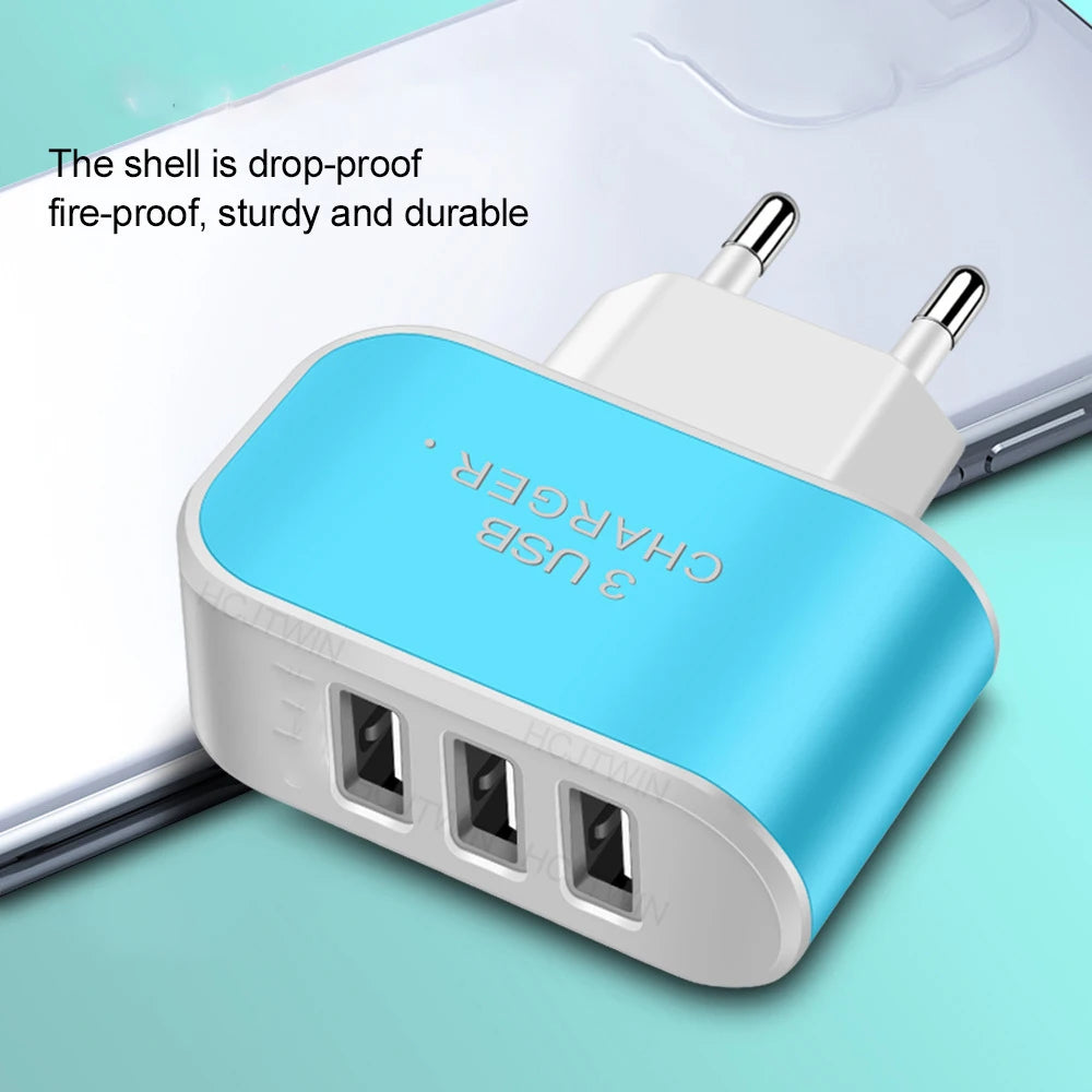 Tutew 3 USB Ports Multifunctional Charger - CONGATON