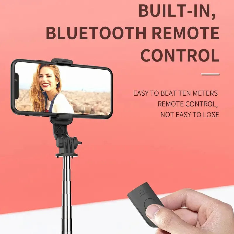 All In One Expandable Portable IPhone Tripod Selfie Stick - CONGATON