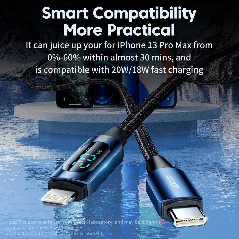Toocki USB C To Lightning 20W - CONGATON