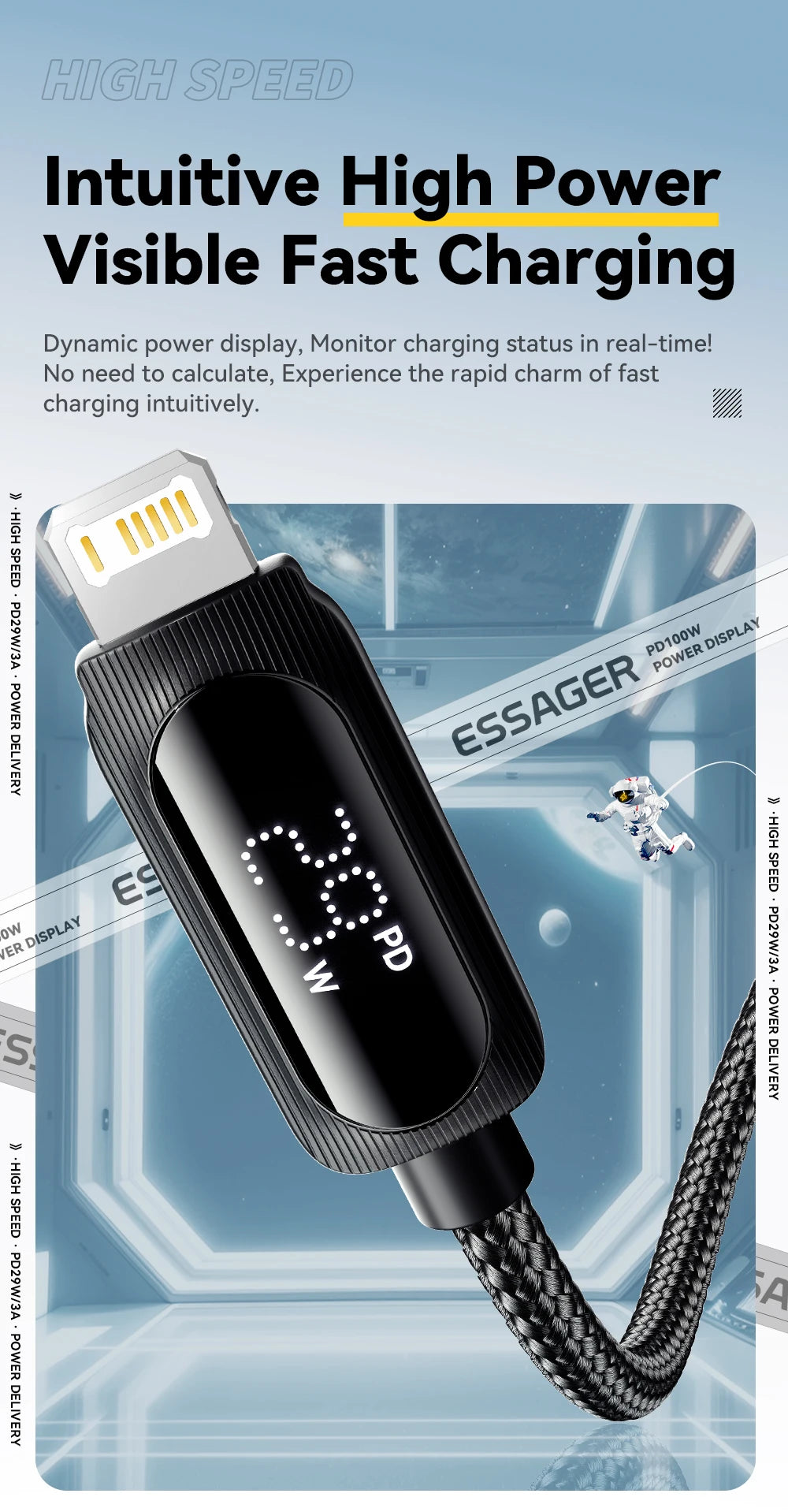 Essager USB C Cable 29W - CONGATON