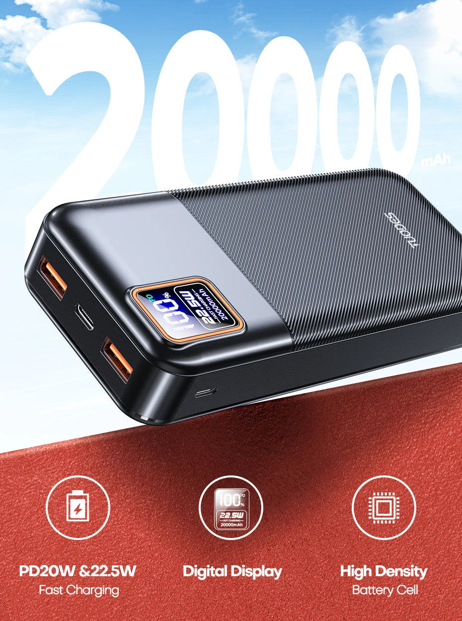 Tuodes Power Bank 20000mAh PD20W - CONGATON