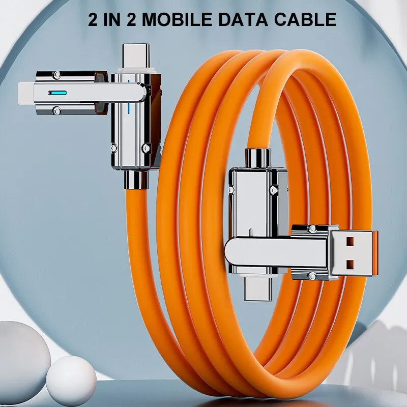 Type C To Typec Cable 2-In-2 66W - CONGATON