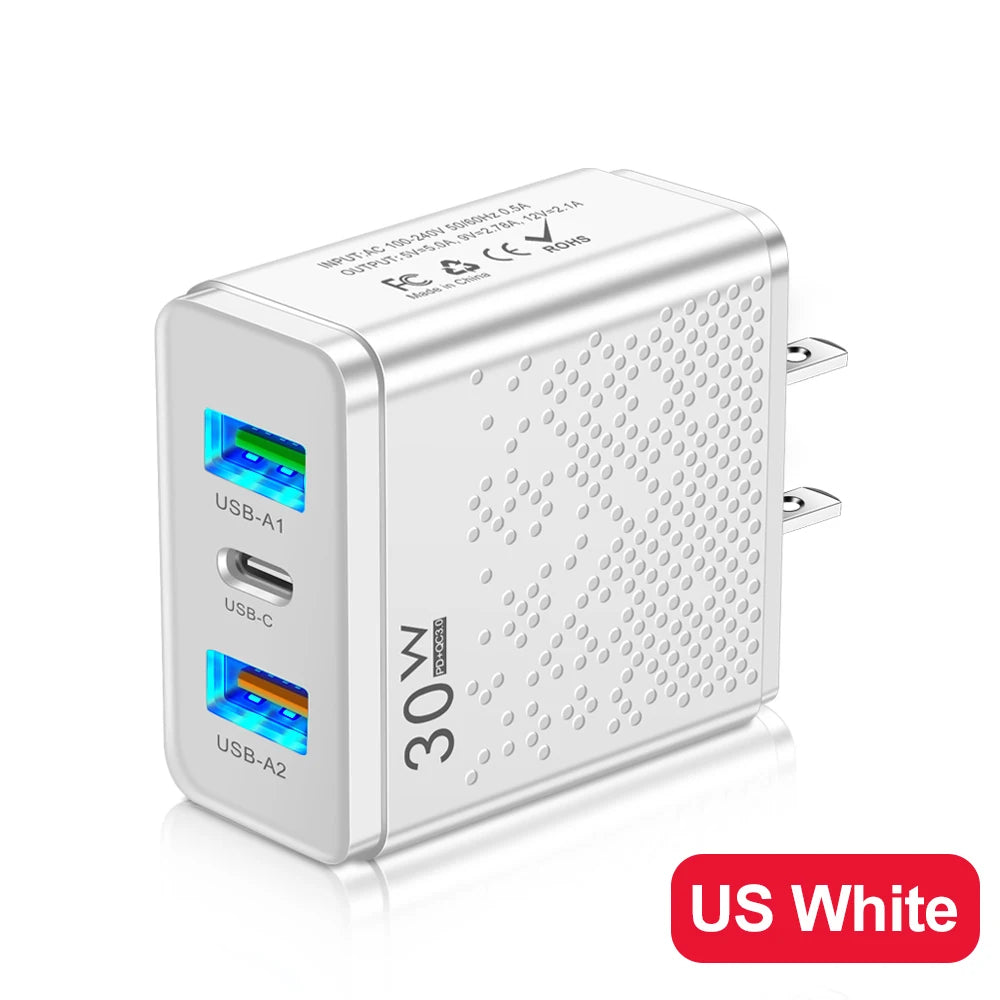 30W USB C Charger Fast Charger - CONGATON