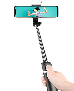 3In1 Bluetooth Wireless Selfie Tripod With Fill Light - CONGATON