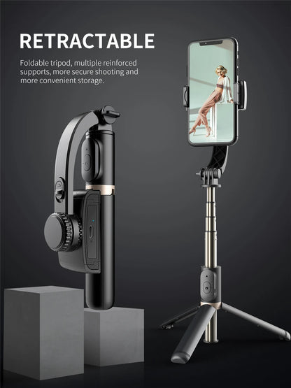 Roreta 2023 New Gimbal Stabilizer Selfie Stick - CONGATON