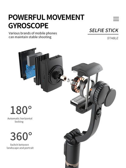 Roreta 2023 New Gimbal Stabilizer Selfie Stick - CONGATON