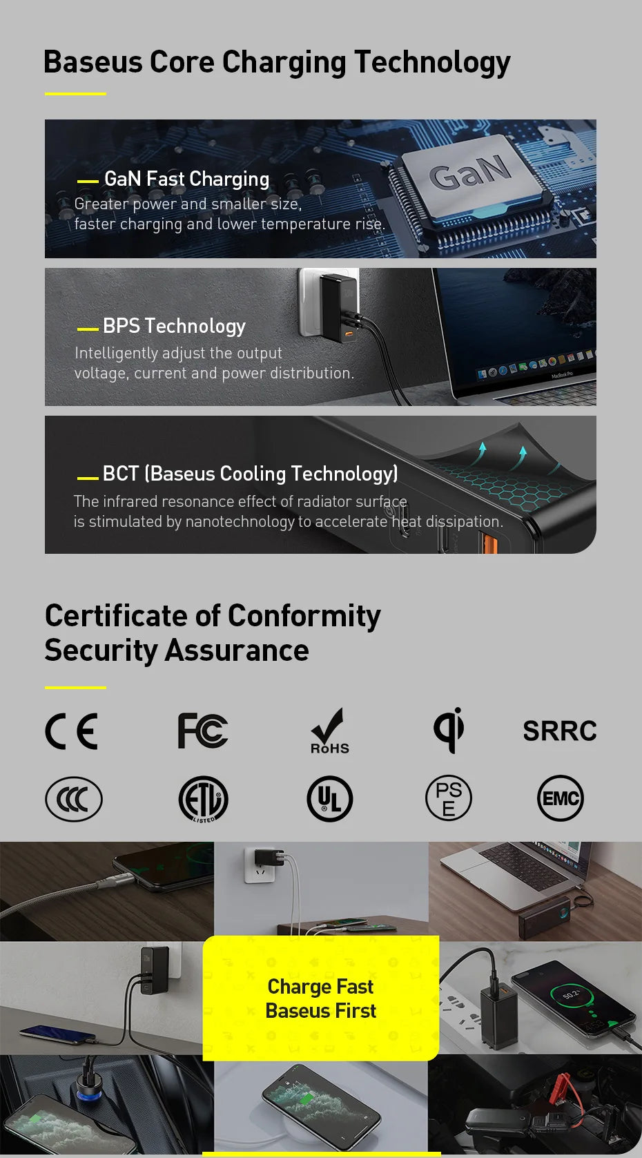 Baseus 6A USB Type C Cable - CONGATON