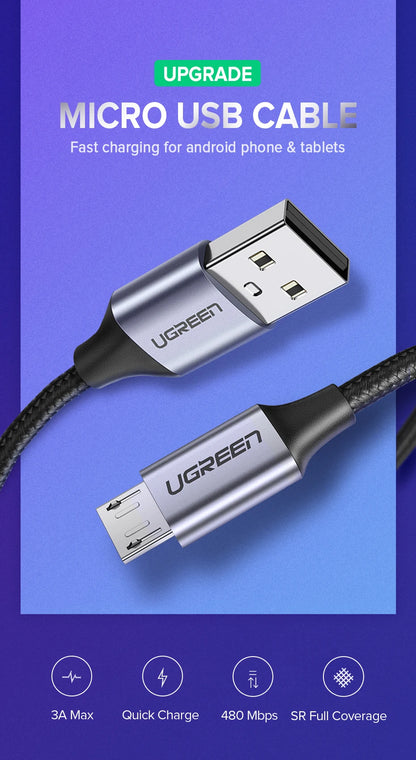 Ugreen Micro USB Cable 3A - CONGATON