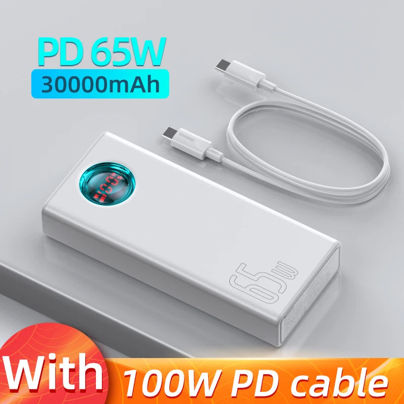 Baseus 65W Power Bank 30000mAh - CONGATON
