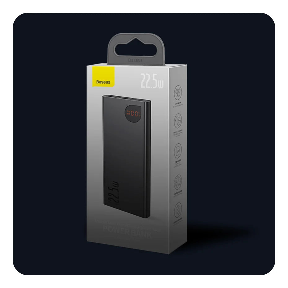 Baseus Power Bank 10000mAh with 22.5W - CONGATON
