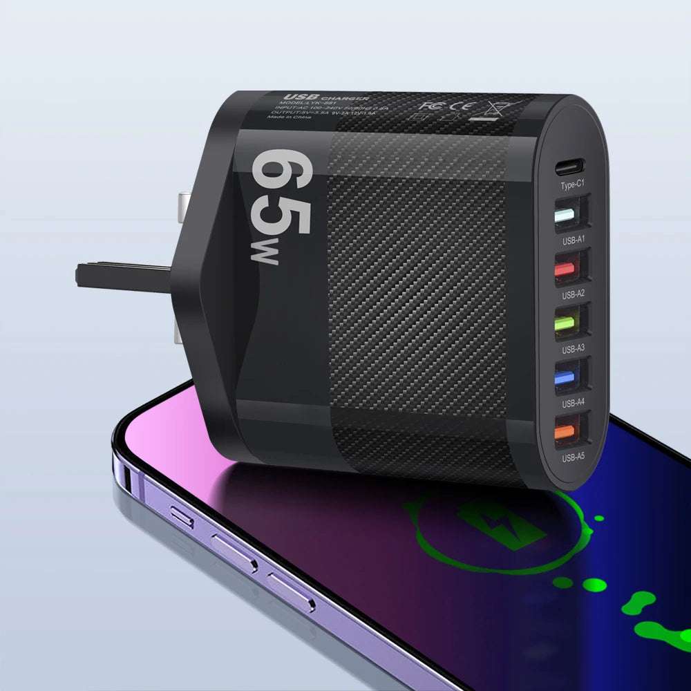 3.1A 5Ports USB Charger - CONGATON
