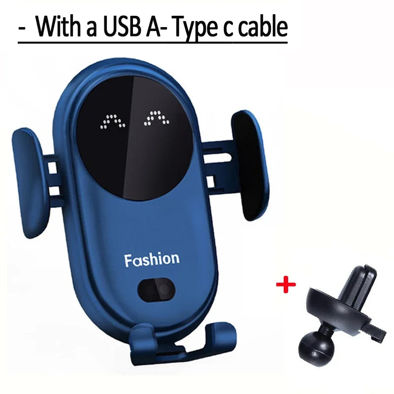 15W Fashion Qi Fast Wireless Charger Car Phone Holder - Congaton