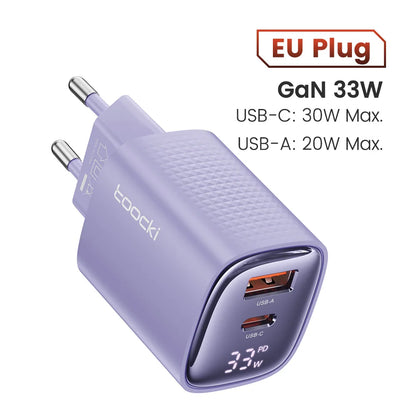 Toocki 33W GaN USB C Charger - CONGATON