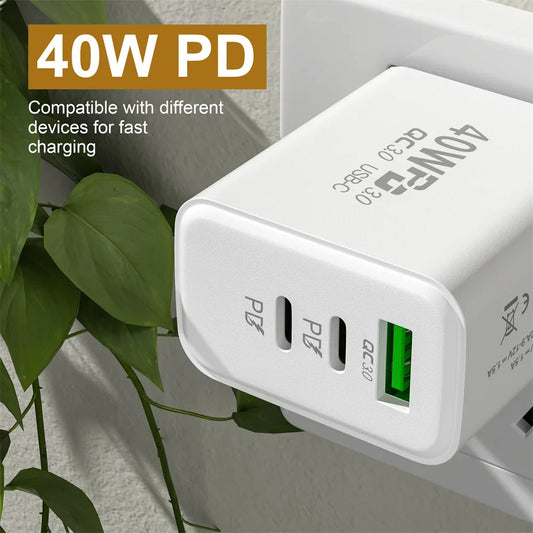 USB C Charger 40W Mobile Phone Type-C PD - CONGATON
