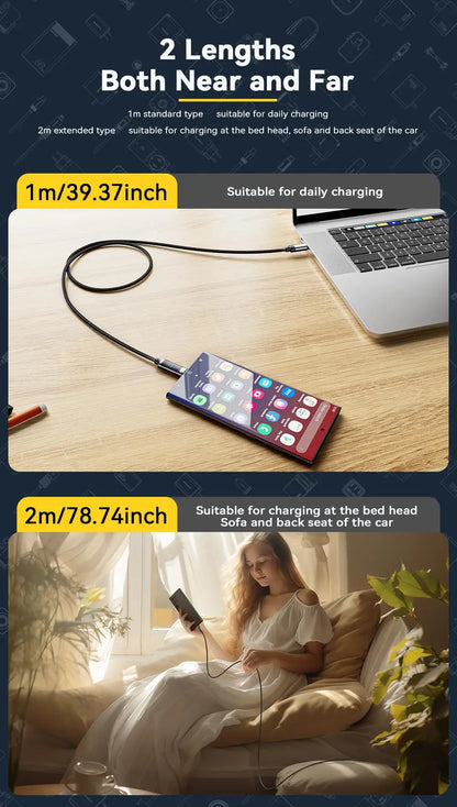 Essager 240W USB Type C To USB C 100W PD 3.1 - CONGATON