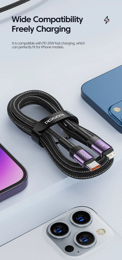 Toocki PD 20W USB C To Lightnin Cable - CONGATON