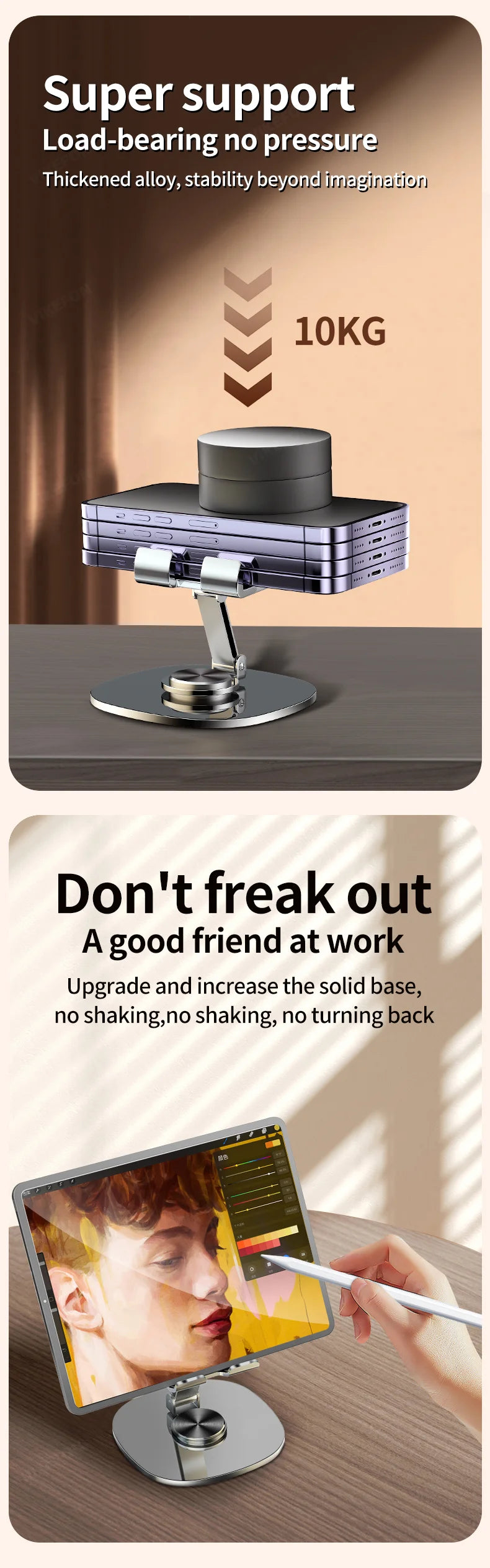720 Rotate Aluminum Holder - CONGATON