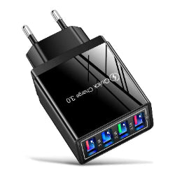 EU US Plug USB Charger Multi Port 4 USB -- CONGATON